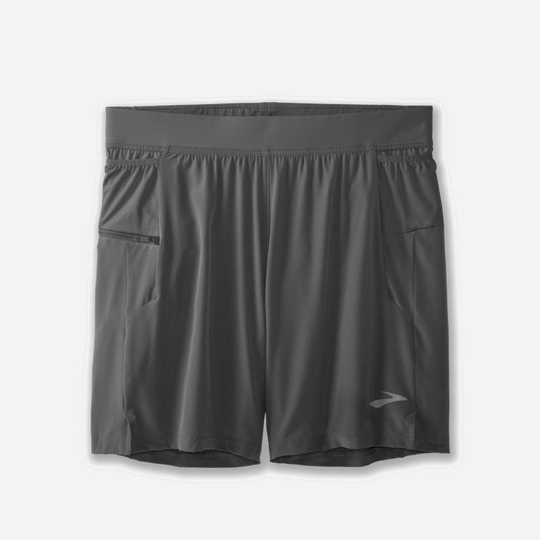 Brooks Sherpa 7 2-In-1 Hombre Pantalones Cortos - Grises (3217HEXYQ)